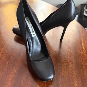 Karl Lagerfeld Classic Black Heels